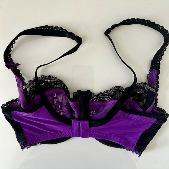 Bundle 3 Elle MacPherson Intimates Bras 32DD Black Lace Peach Underwire - Picture 9 of 12